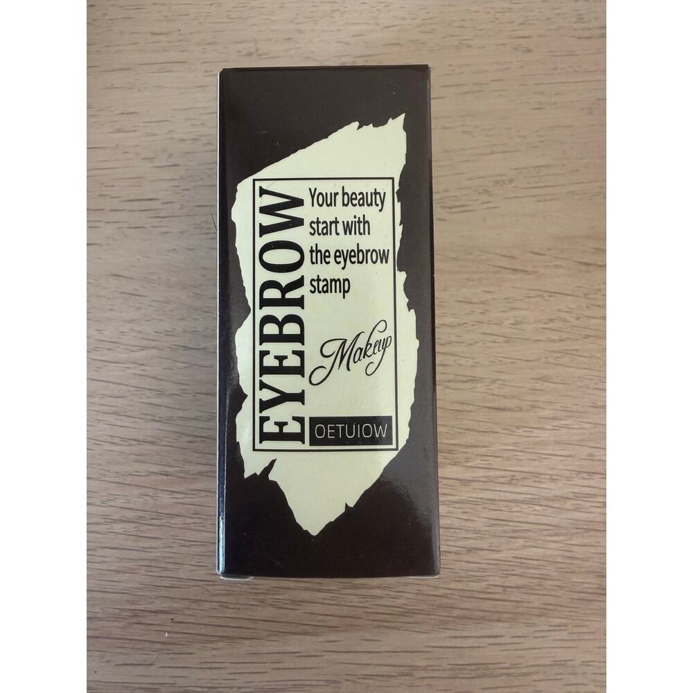 Eyebrow Stamp Stencil Kit Medium Brown Make Up Beauty Eyes Skincare New In Box - Picture 1 of 5